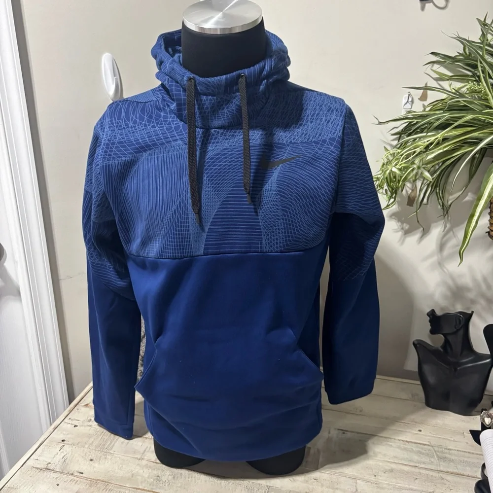 Nike Therma-FIT Fleece Pullover Hoodie-Sz M - Picture 1 of 7